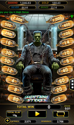 Play Majik Bonus Lightning Strikes